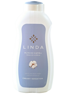 Гель-піна для душу Linda Ніжний крем, 1.3 л